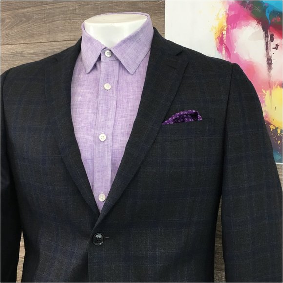 Tommy Hilfiger Mens Blazer Sport Coat Two Button Jacket Wool‎ 40R Casual Suits - Picture 2 of 13